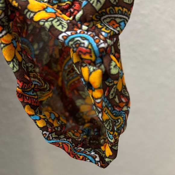 Cotton Candy Multicolor Paisley Midi Dress - Picture 3 of 6